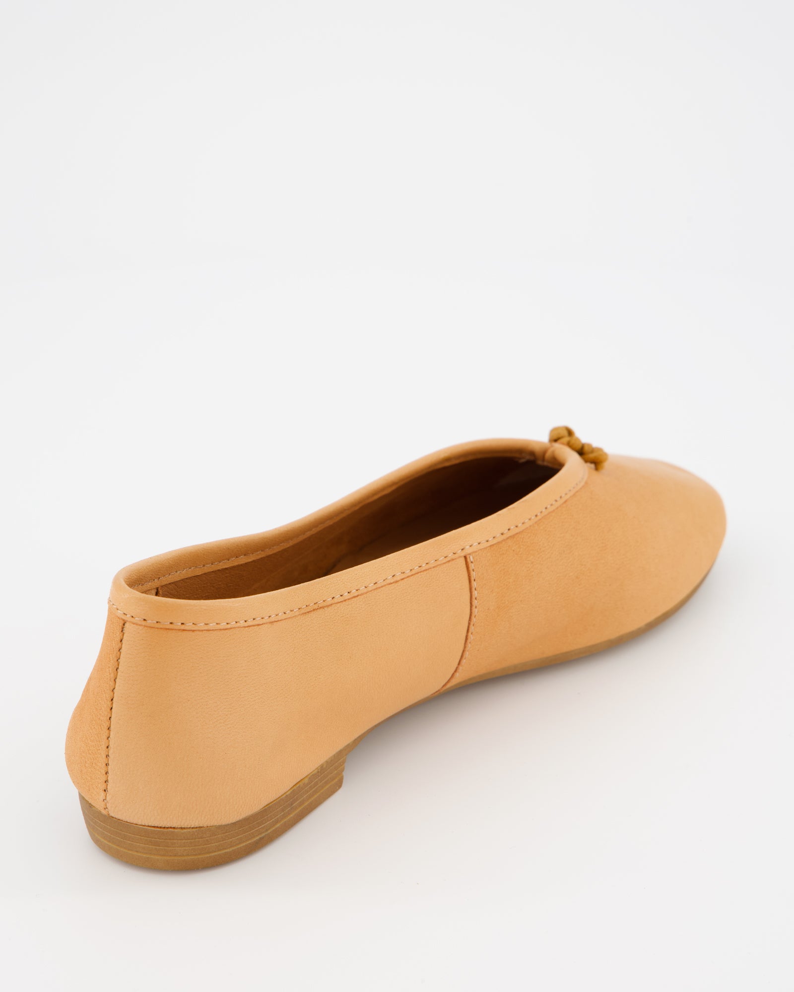 BROWN BLUE LEATHER FLATS - NEW KIMI
