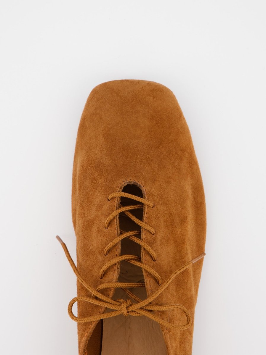 BROWN LEATHER SHOES - TIRIG