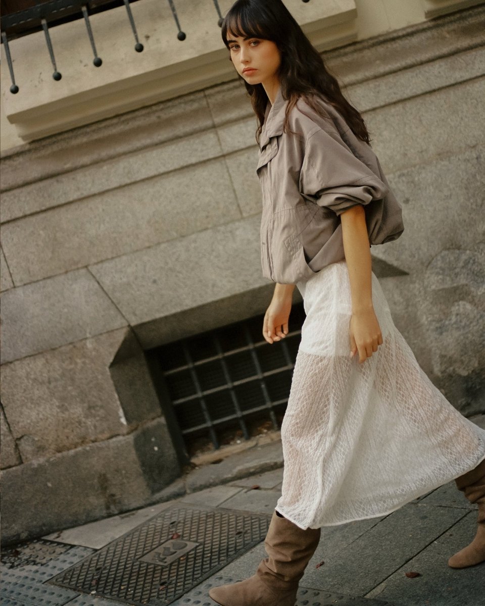 SINCHI - TAUPE SUEDE BOOTS