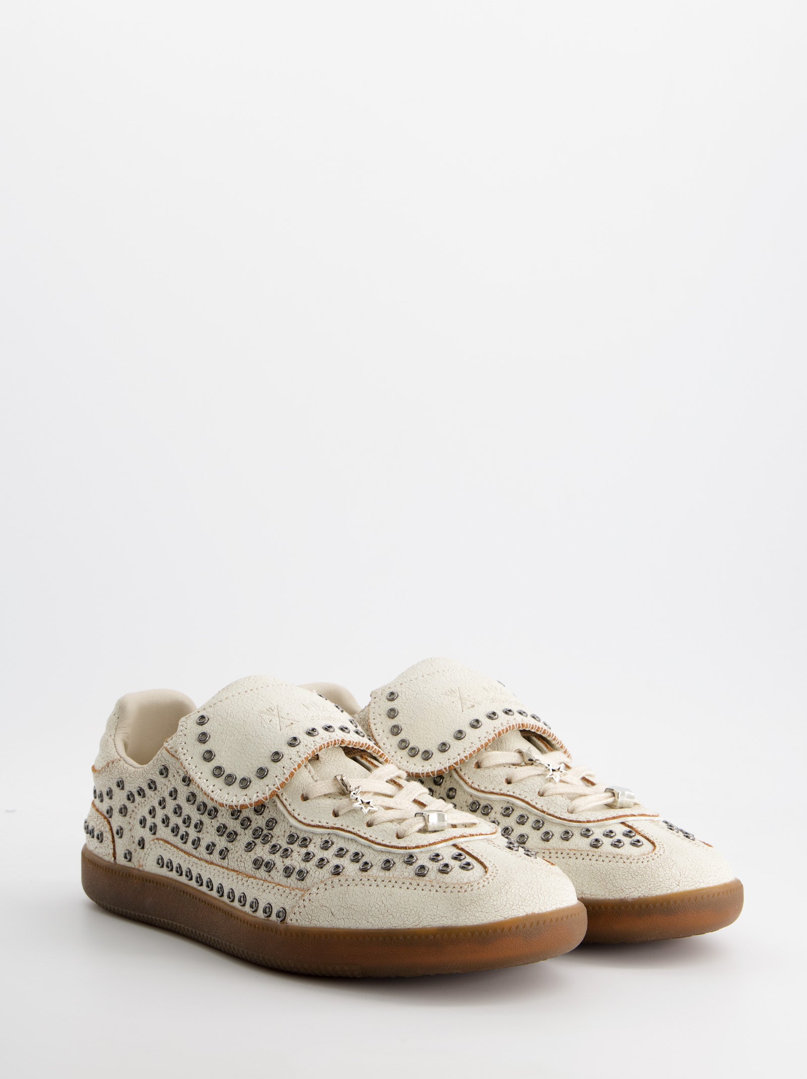 WHITE STUDDED SNEAKERS - CHILE