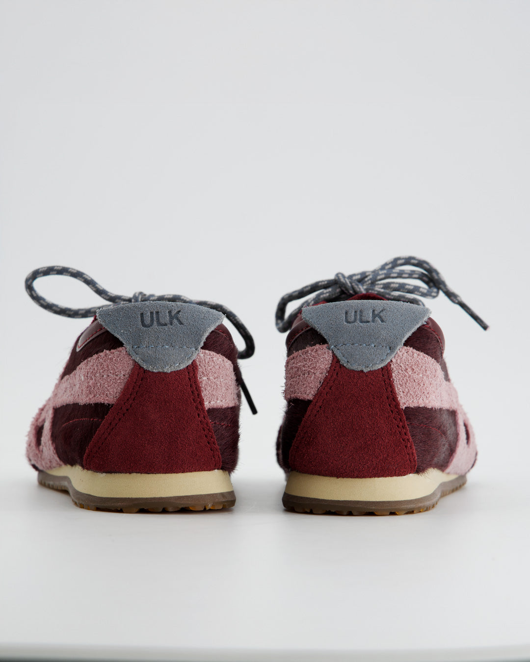 BURGUNDY LEATHER SNEAKERS - ONIX