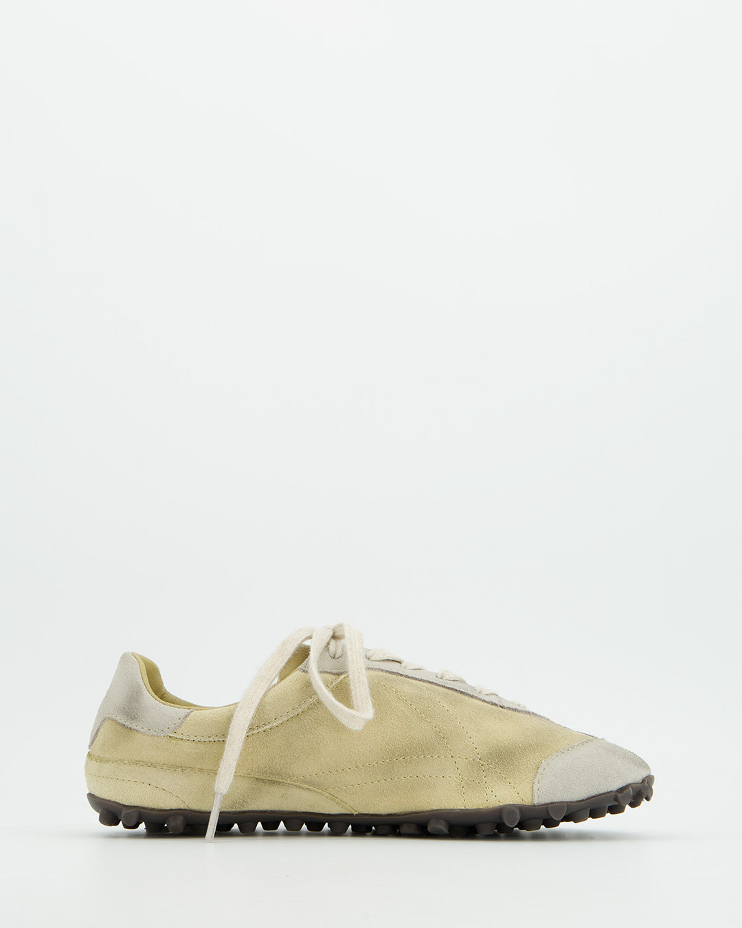 YELLOW LEATHER SNEAKER - TAWA
