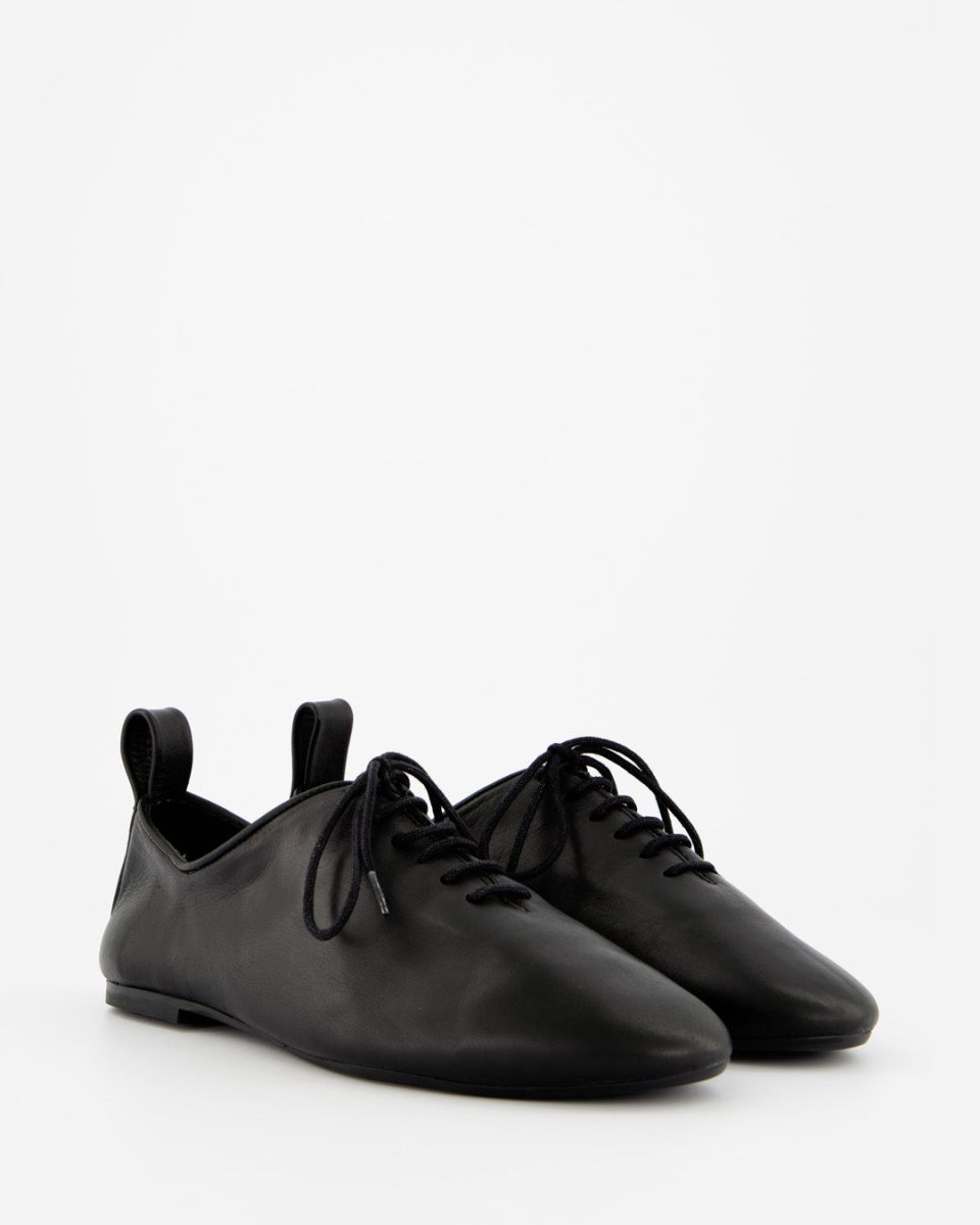 BLUCHI - BLACK LEATHER SHOES