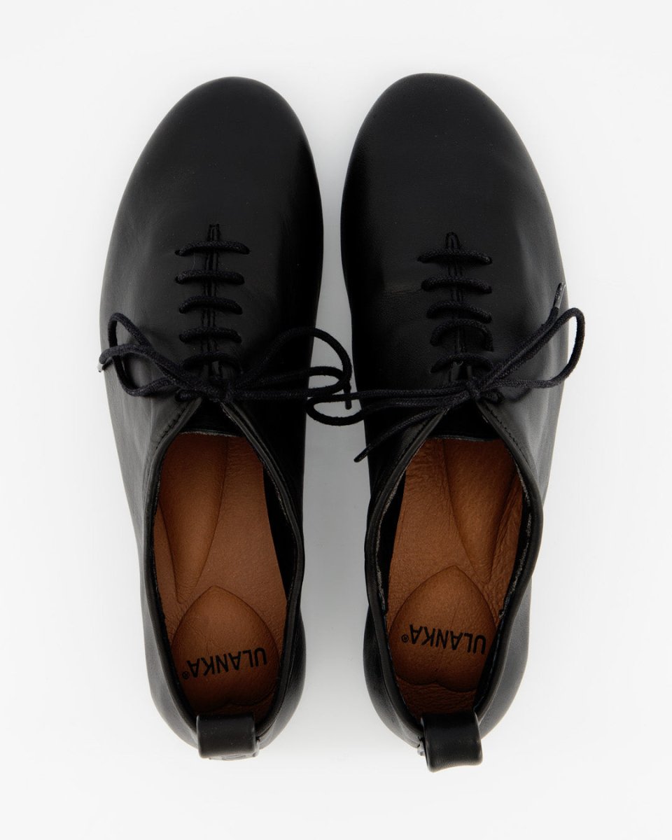 BLUCHI - BLACK LEATHER SHOES