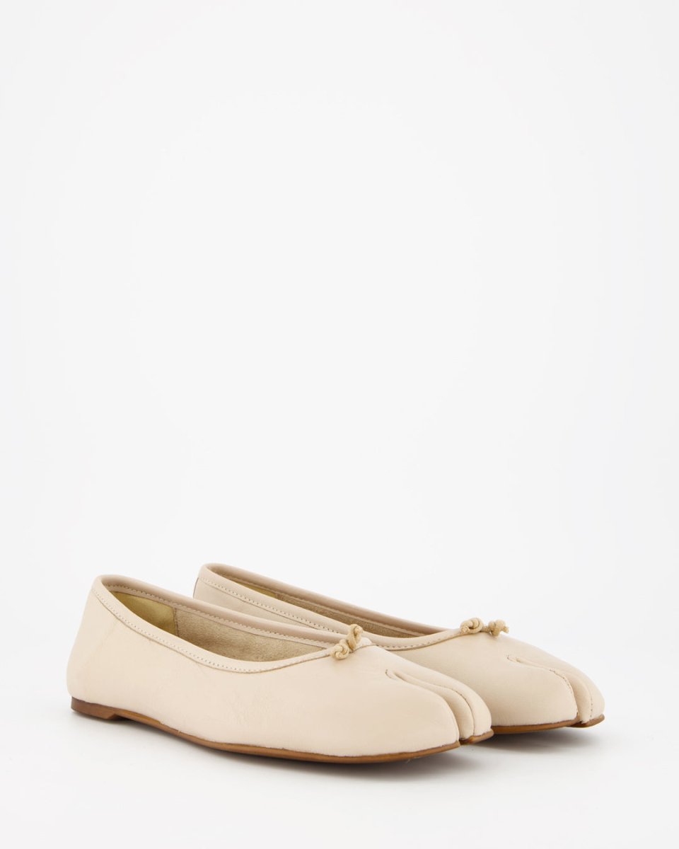 ICE LEATHER TABI FLATS - KARVA