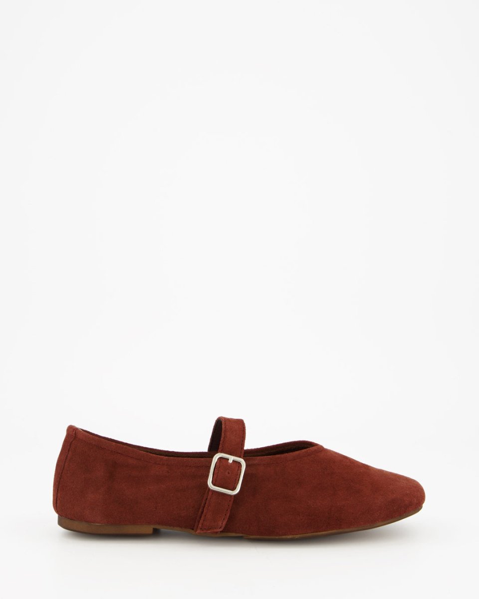 STILL - RUST SUEDE FLATS