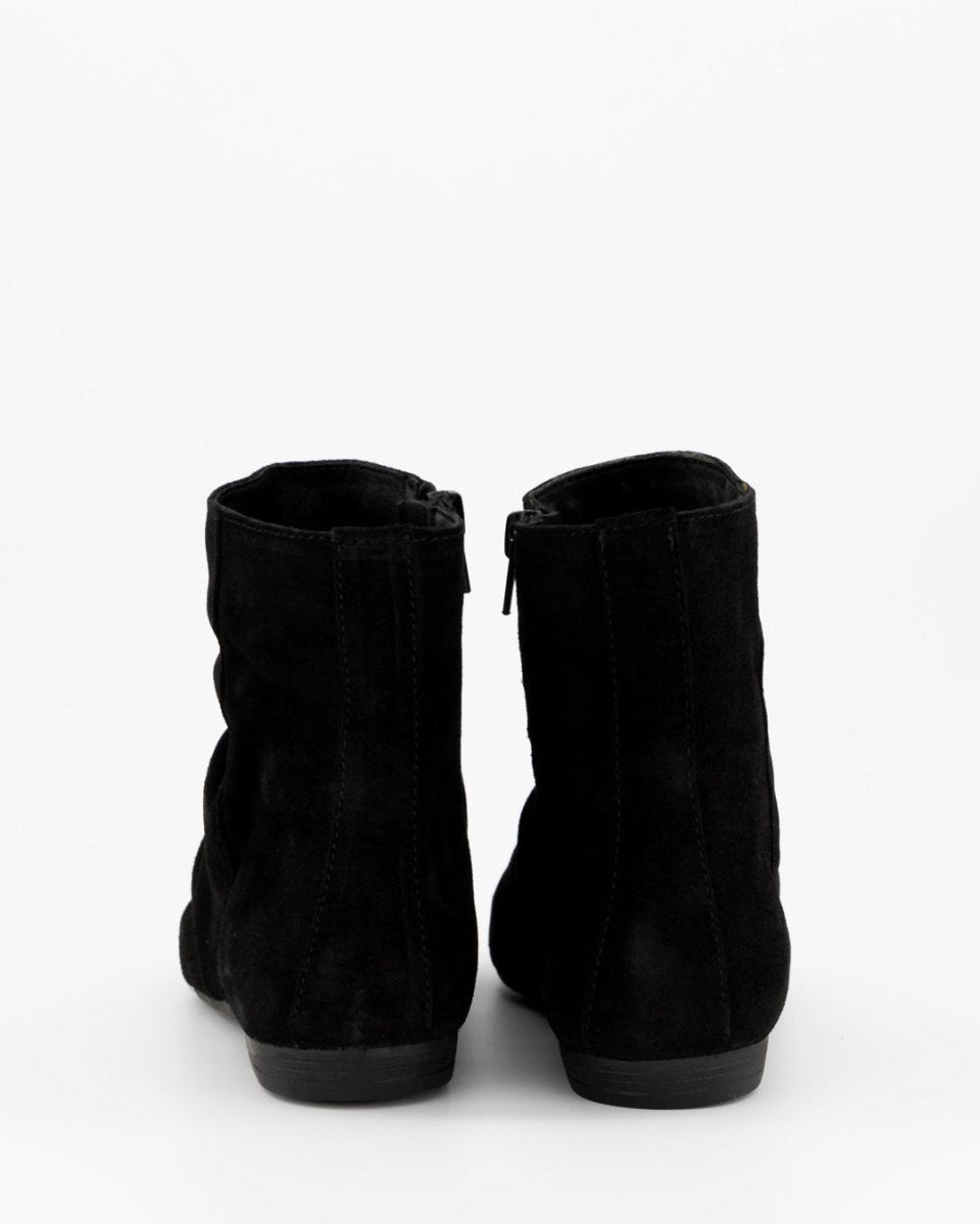 SAYIN - BLACK SUEDE ANKLE BOOTS