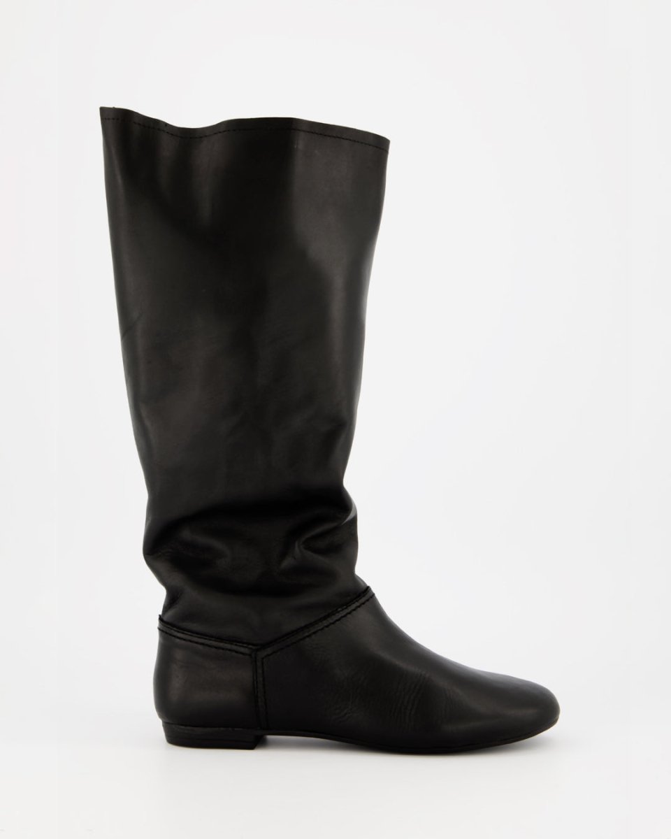 SINCHI - BLACK LEATHER BOOTS