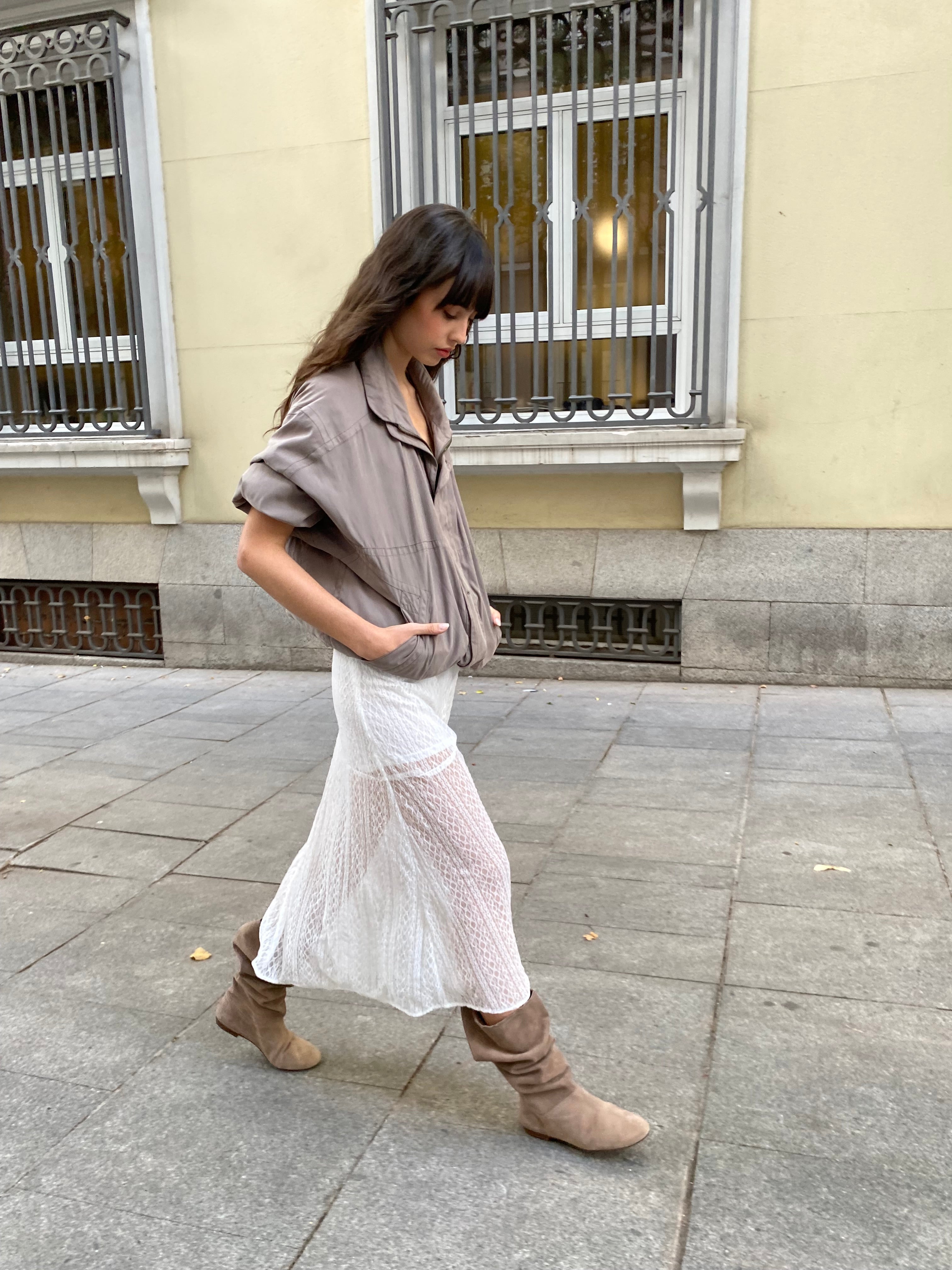 SINCHI - TAUPE SUEDE BOOTS