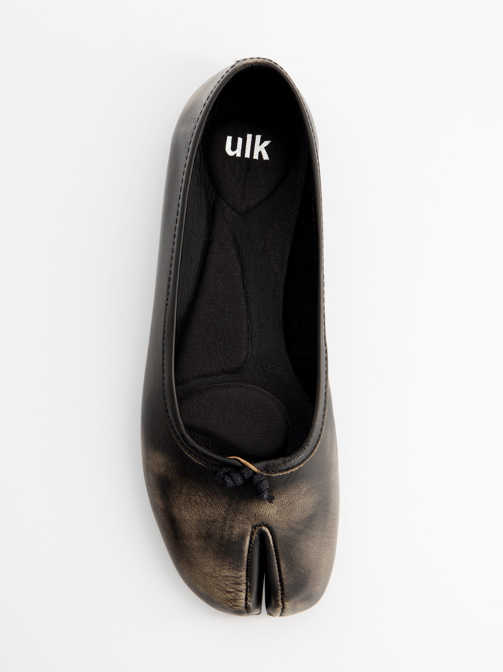 LEATHER TABI BALLET FLATS - KARVA