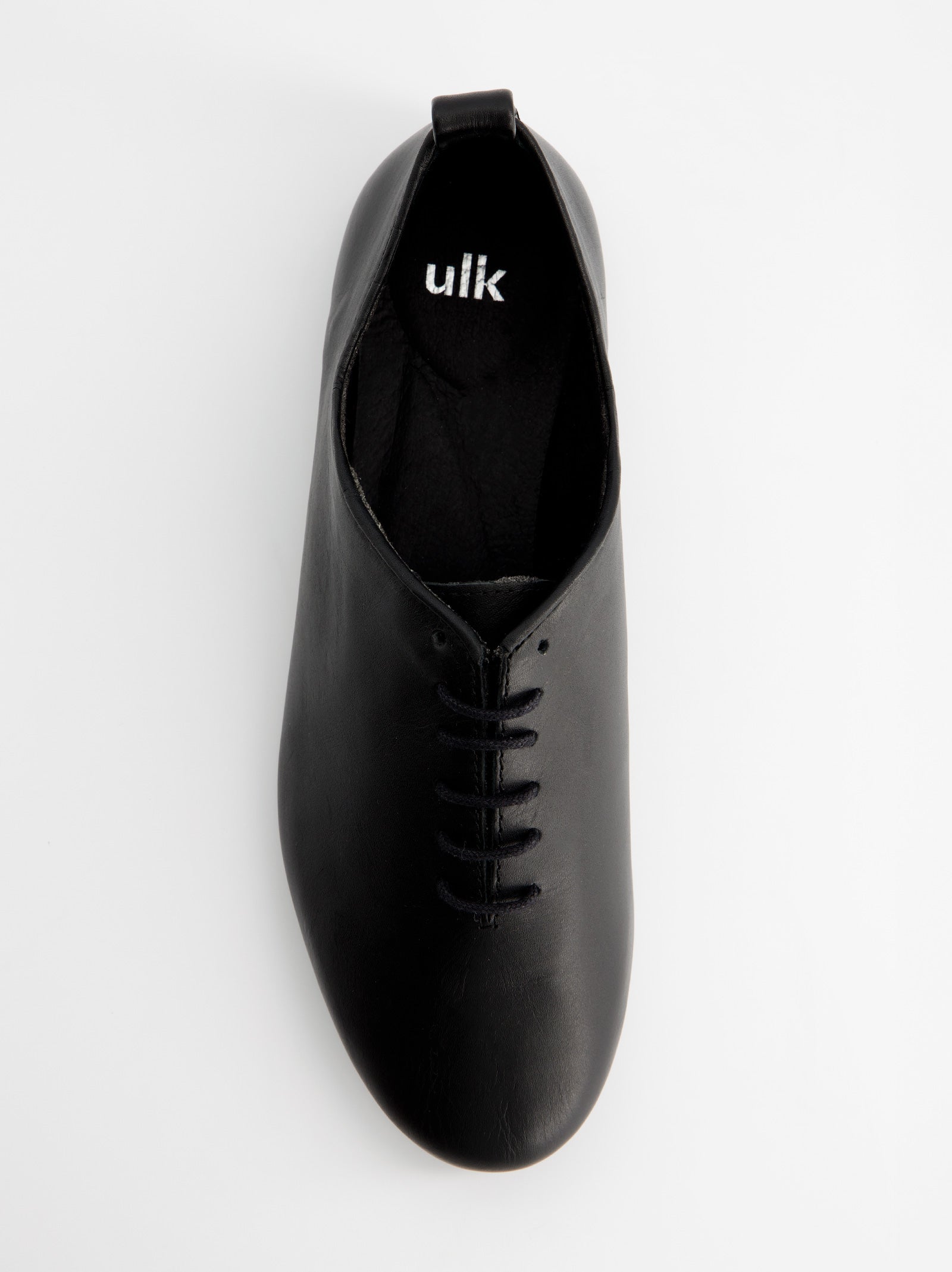 BLACK LEATHER SHOES - BLUNCHI