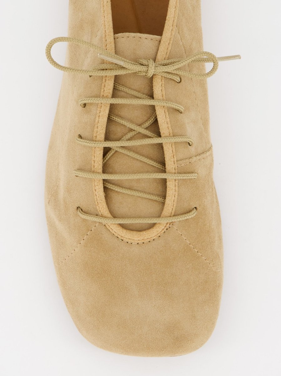 BEIGE SUEDE SHOES - TRUSS