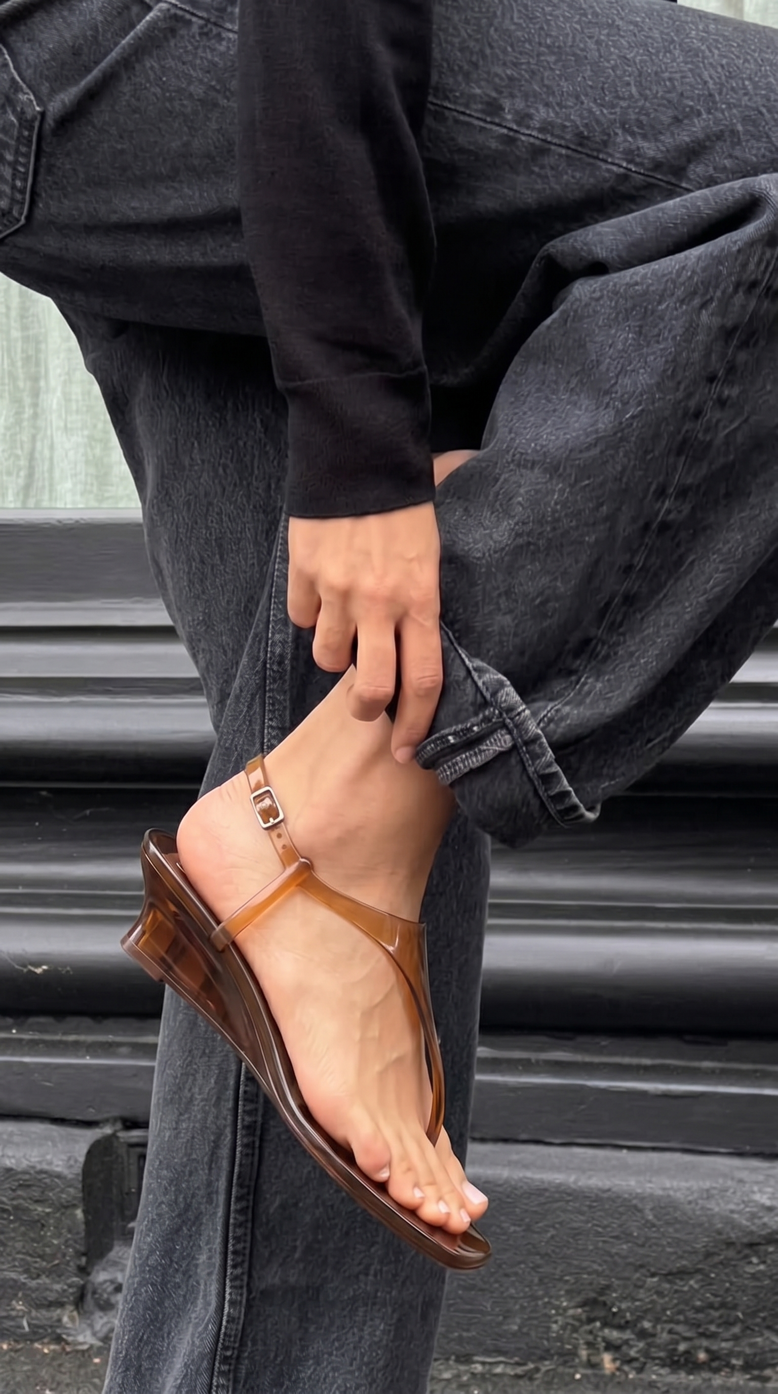 JELLY WEDGE SANDALS - VEROA