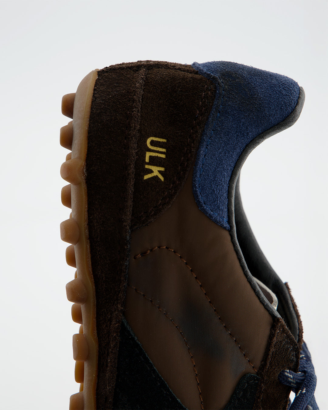 BROWN LEATHER SNEAKER WITH DOUBLE LACES - BINGO