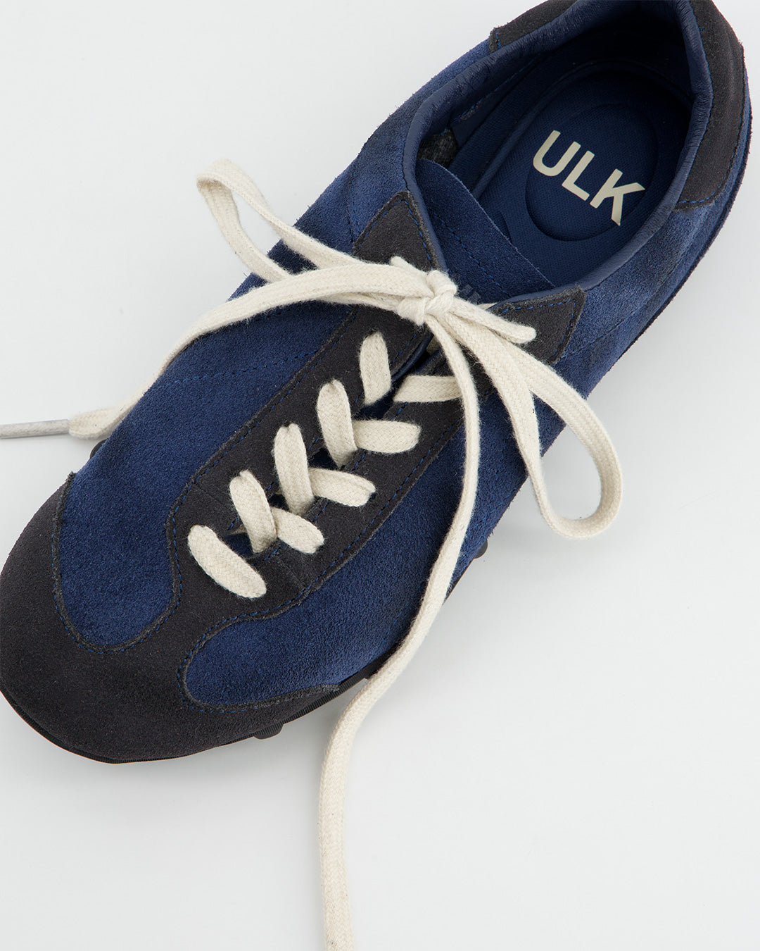 BLUE LEATHER SNEAKER - TAWA