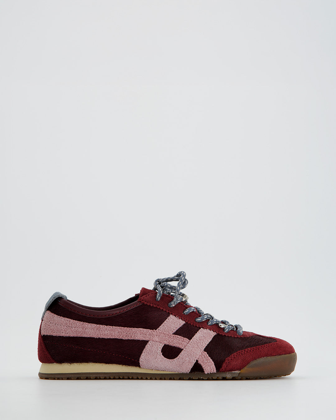 BURGUNDY LEATHER SNEAKERS - ONIX