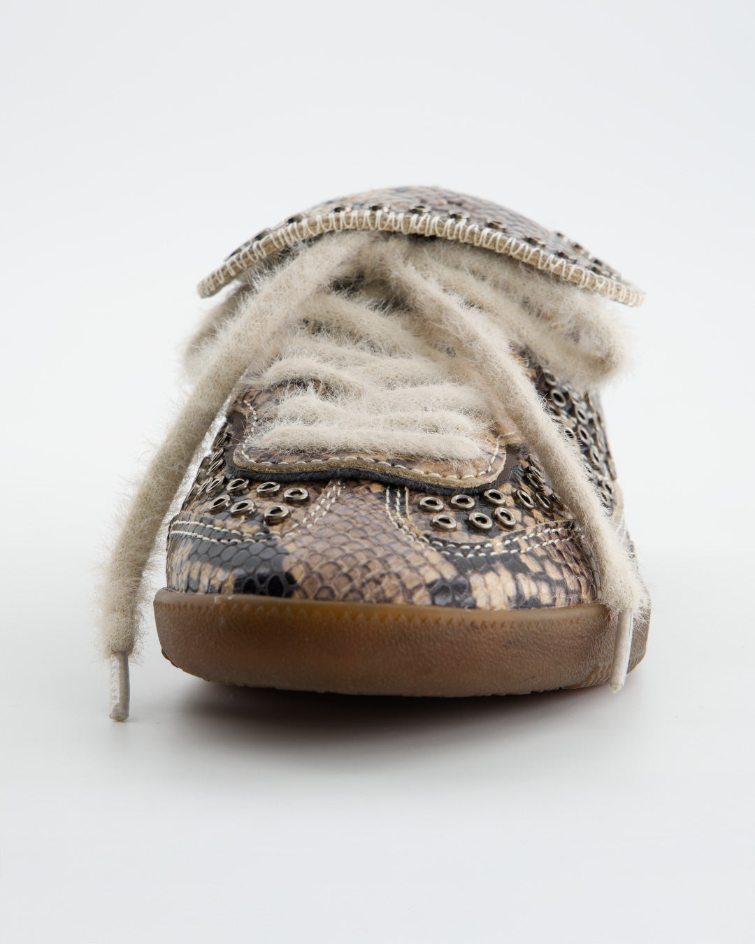 ANIMAL PRINT SNEAKERS WITH METALLIC EYELETS - CHILE