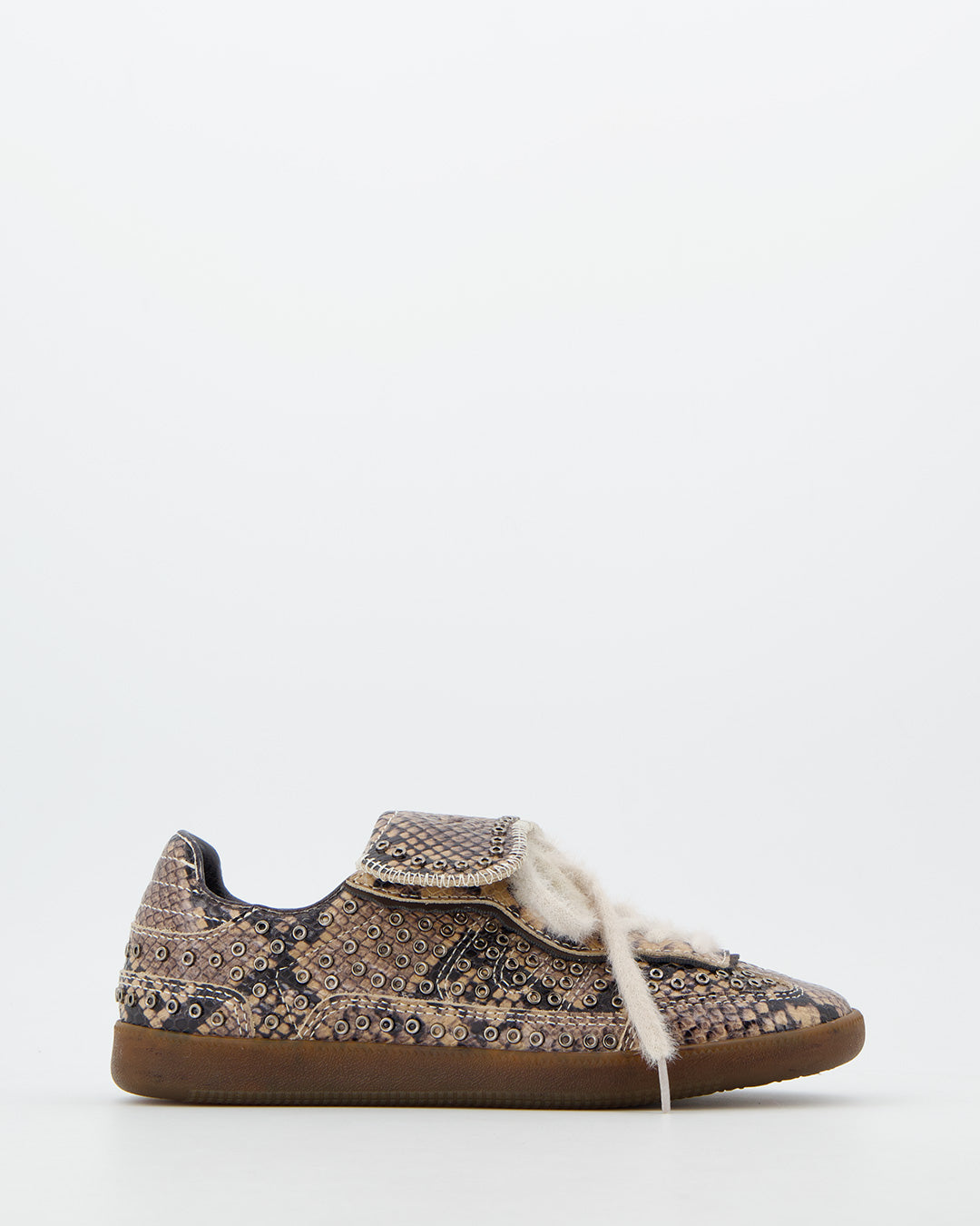 ANIMAL PRINT SNEAKERS WITH METALLIC EYELETS - CHILE