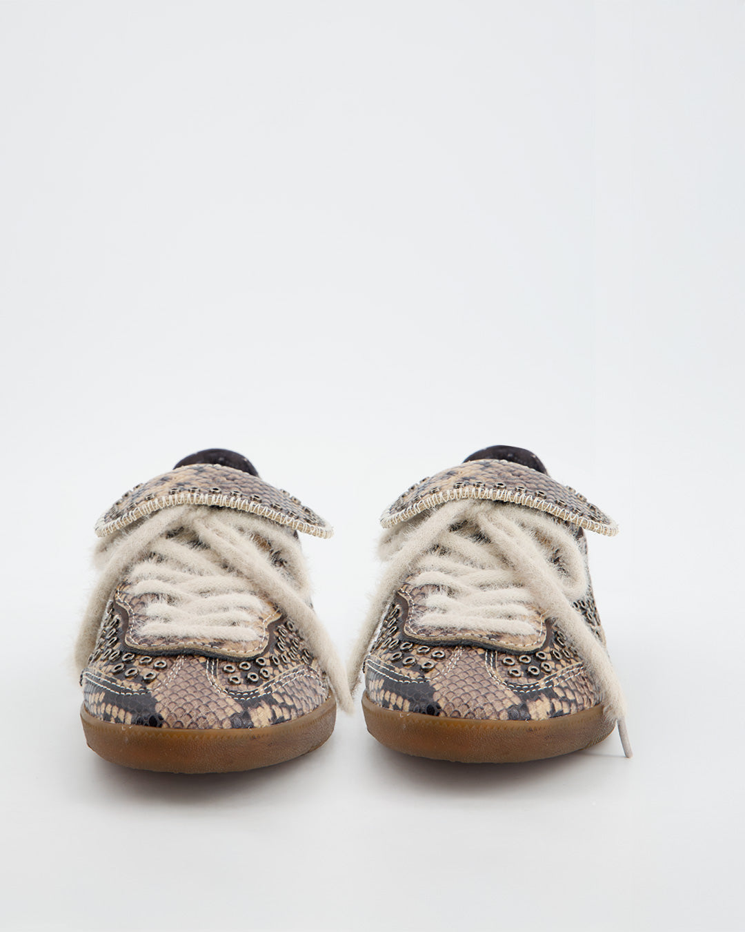 ANIMAL PRINT SNEAKERS WITH METALLIC EYELETS - CHILE