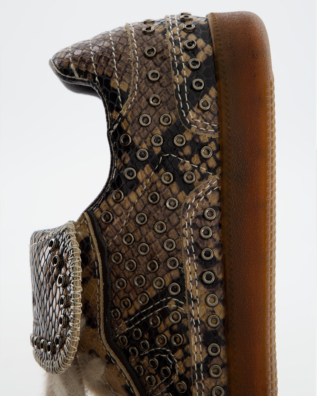 ANIMAL PRINT SNEAKERS WITH METALLIC EYELETS - CHILE