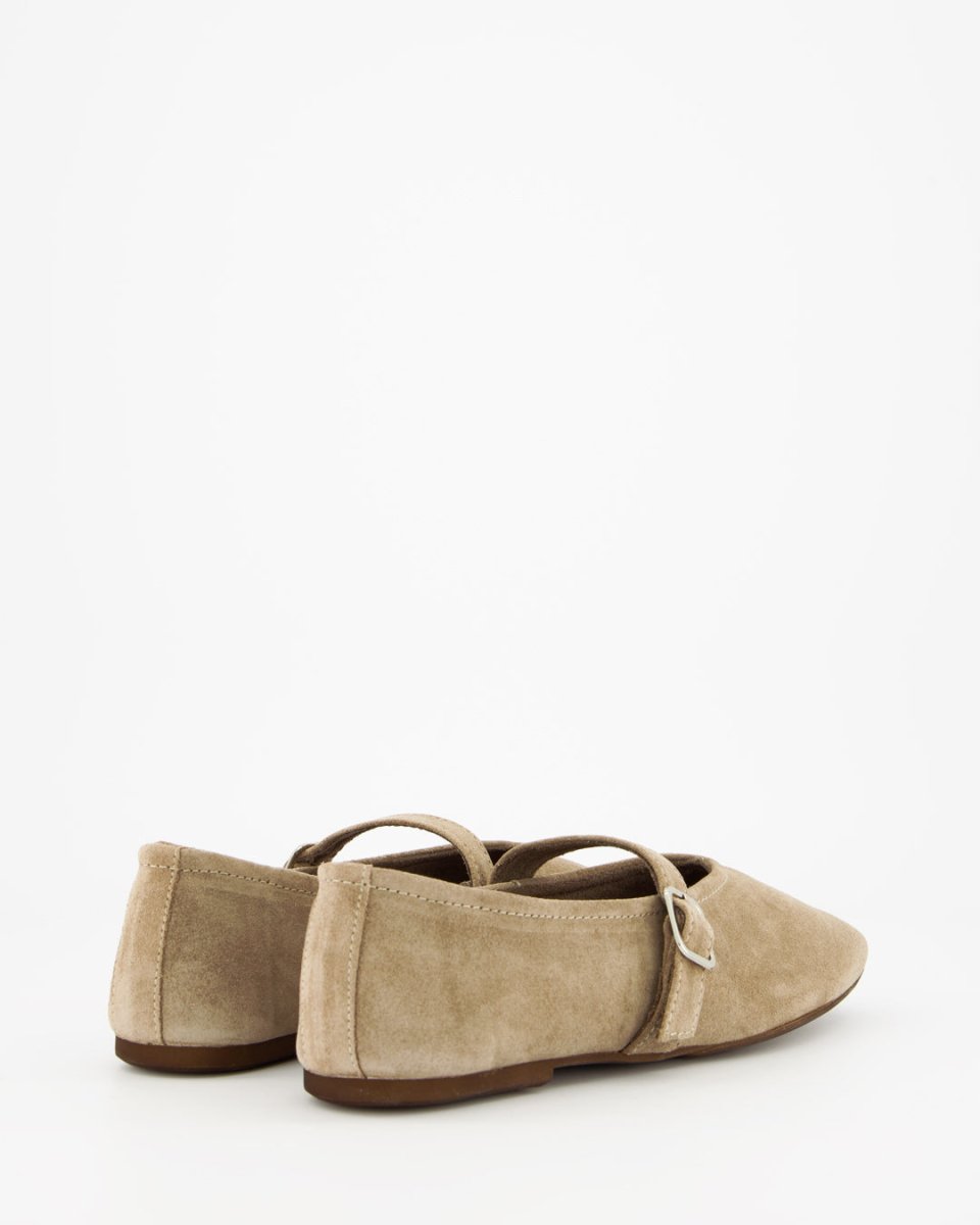 STILL - BEIGE SUEDE FLATS
