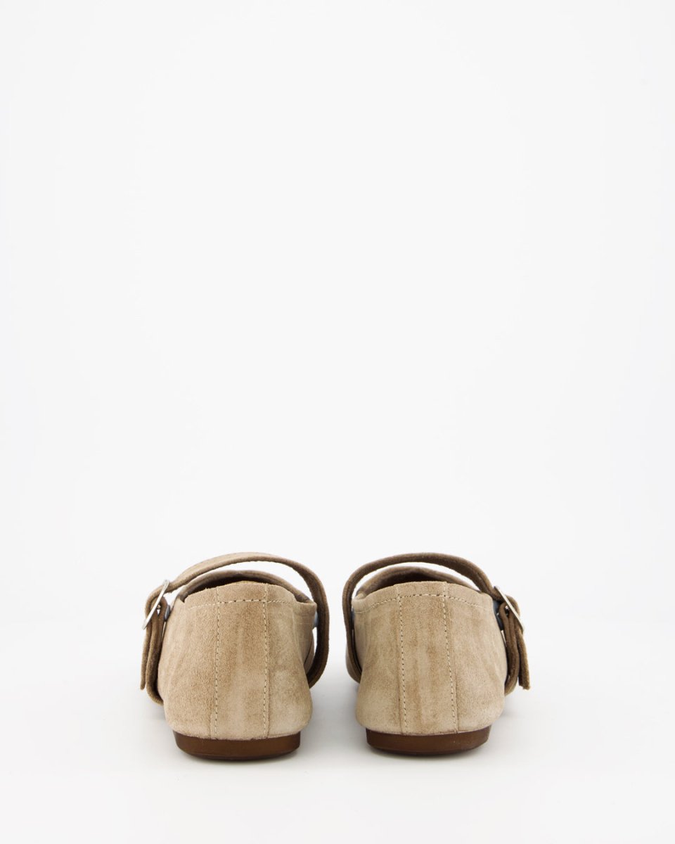 STILL - BEIGE SUEDE FLATS