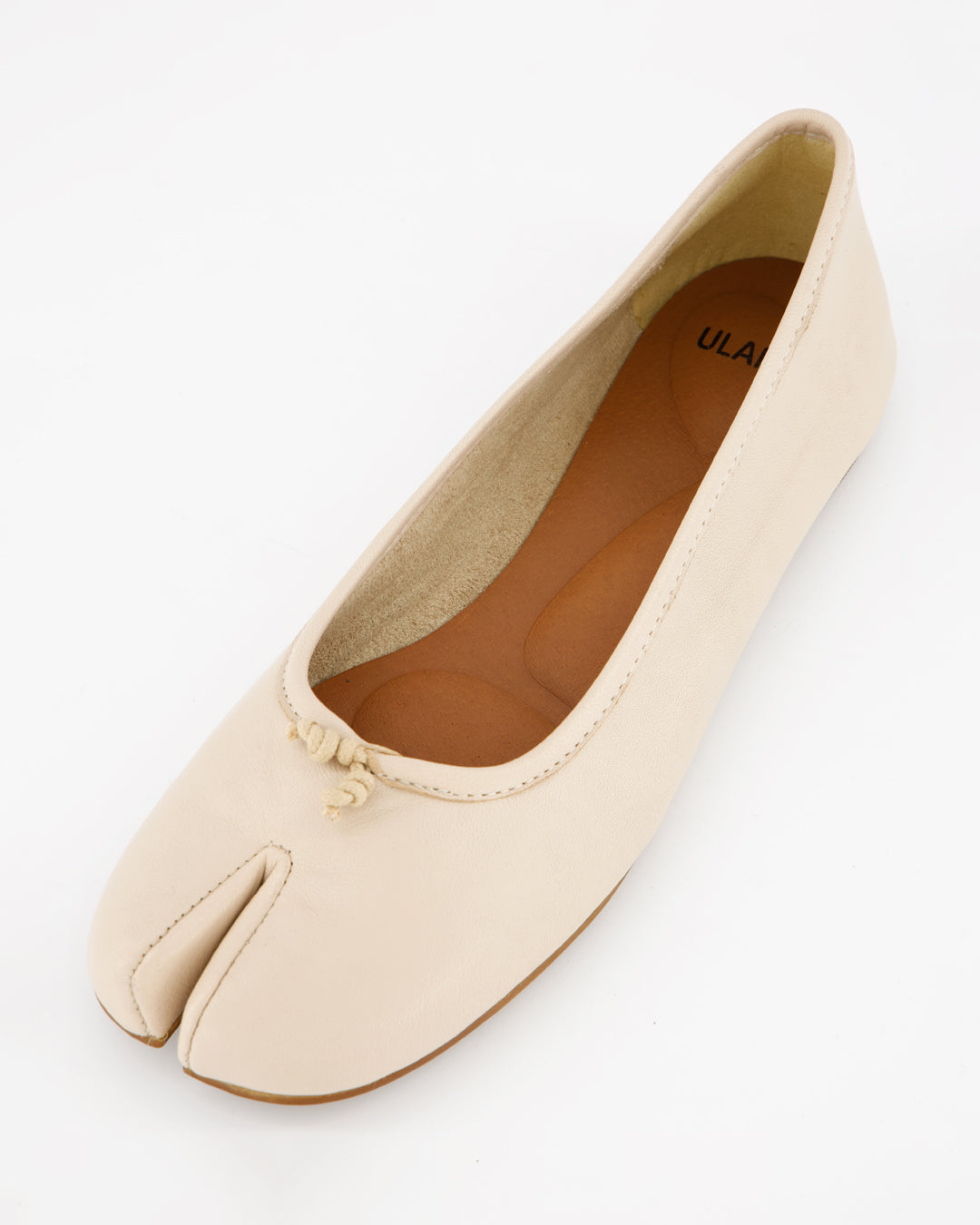 ICE LEATHER TABI FLATS - KARVA