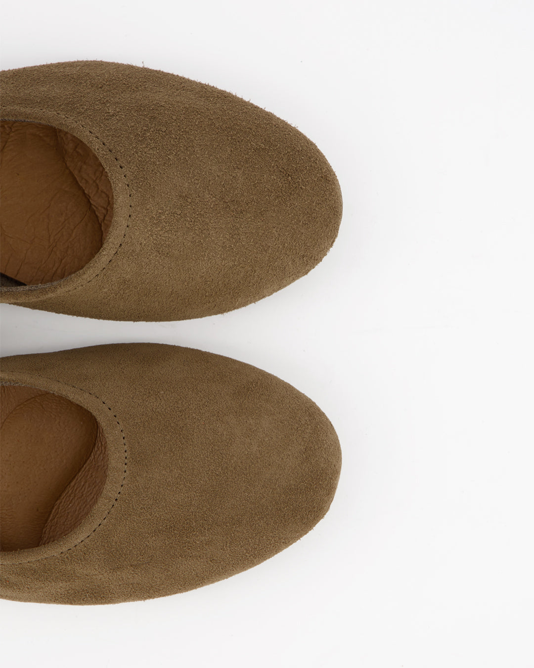 LINE - BROWN SUEDE FLATS