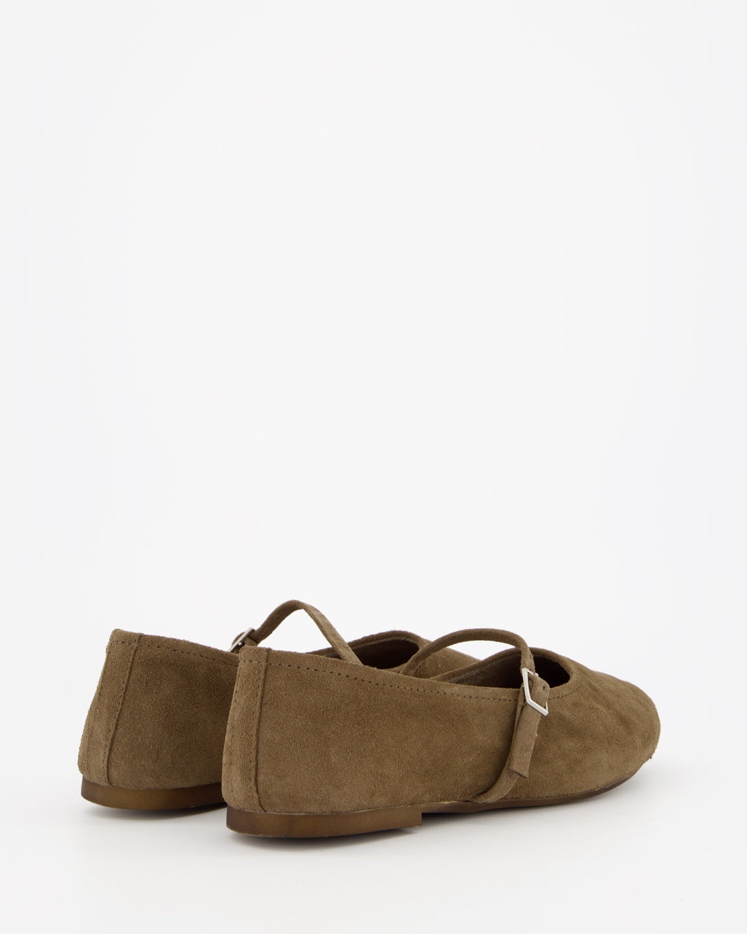 LINE - BROWN SUEDE FLATS