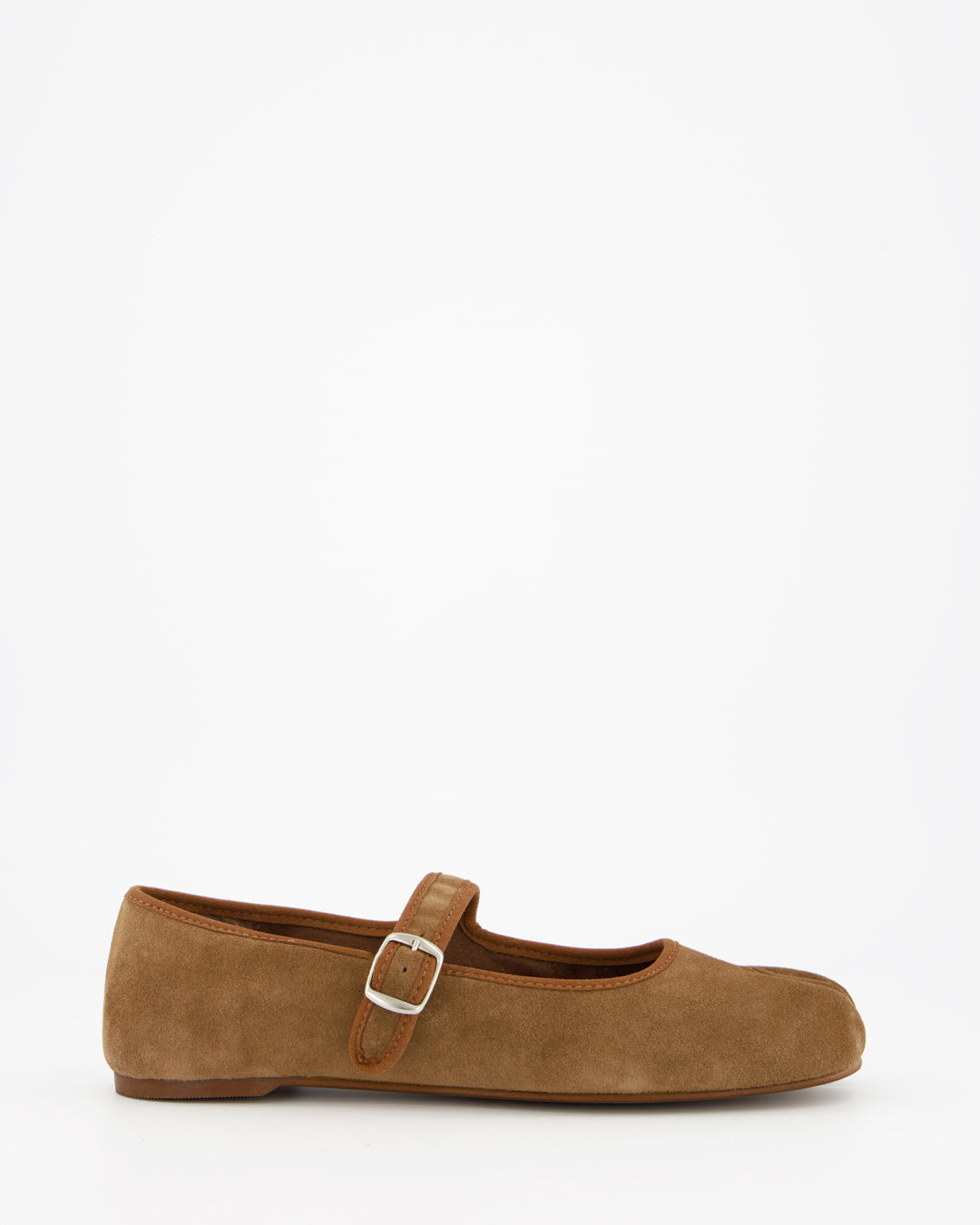 GEISHA - TAUPE SUEDE FLATS