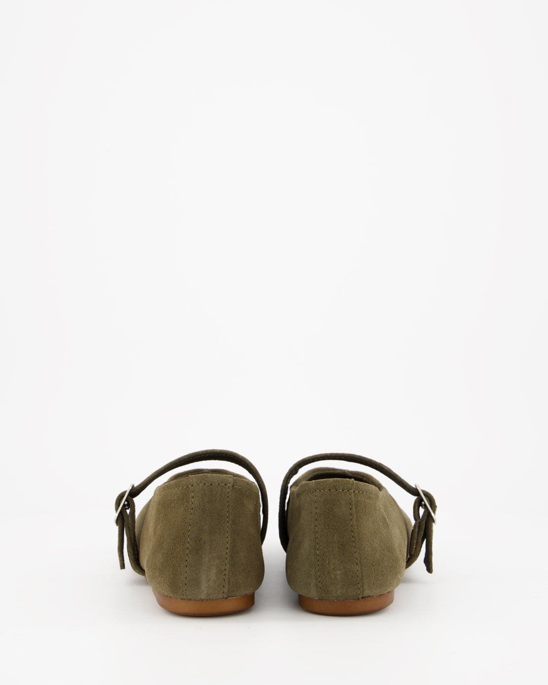 STILL - GREEN SUEDE FLATS