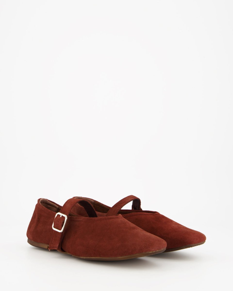 STILL - RUST SUEDE FLATS