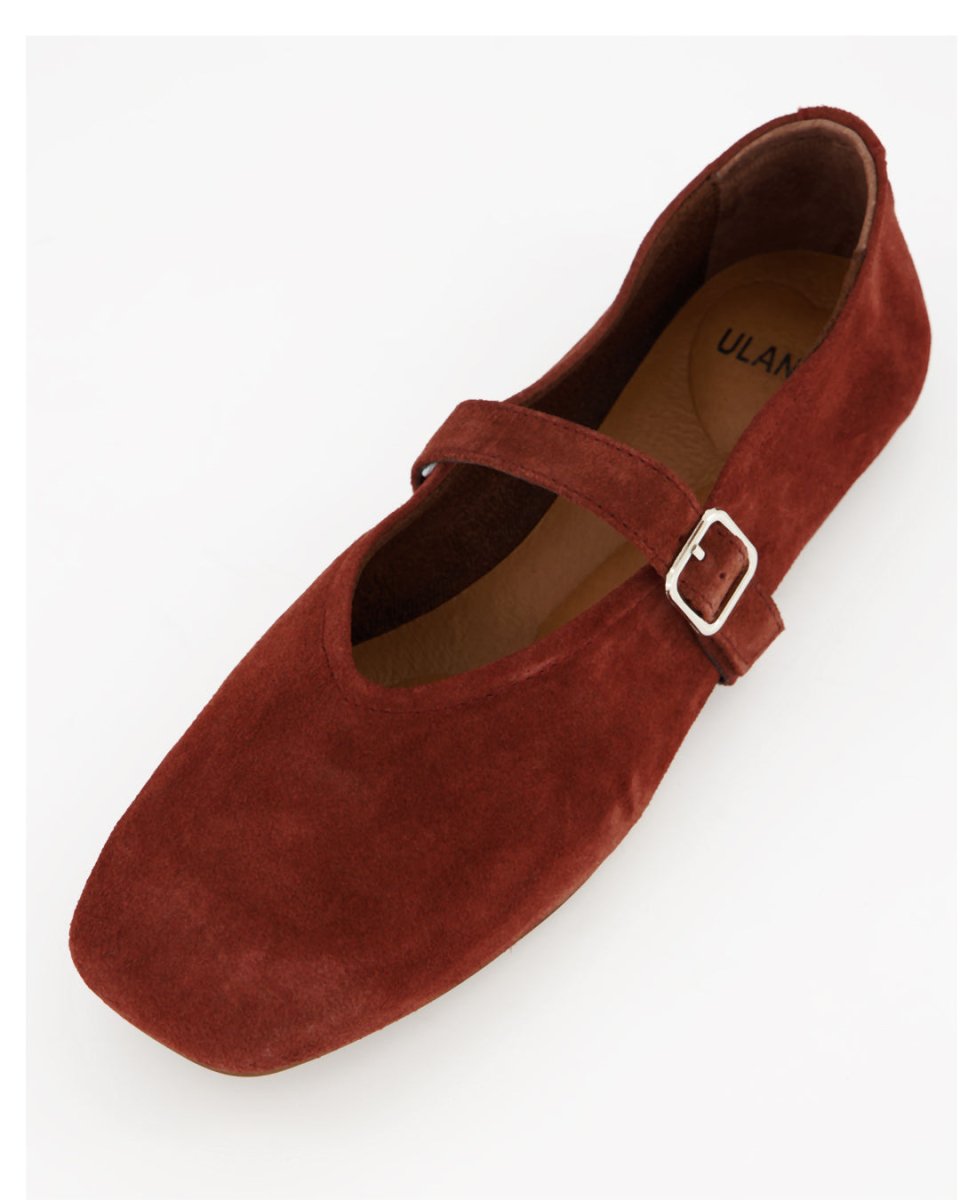 STILL - RUST SUEDE FLATS