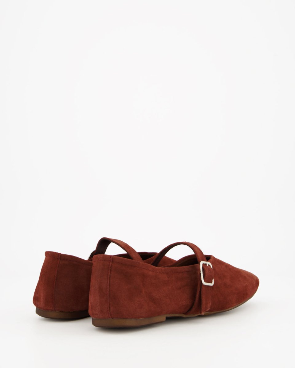 STILL - RUST SUEDE FLATS