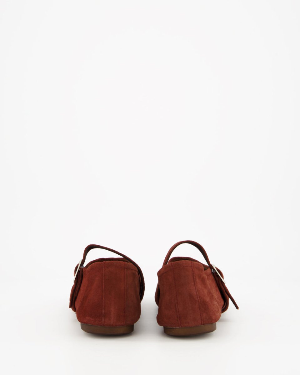 STILL - RUST SUEDE FLATS