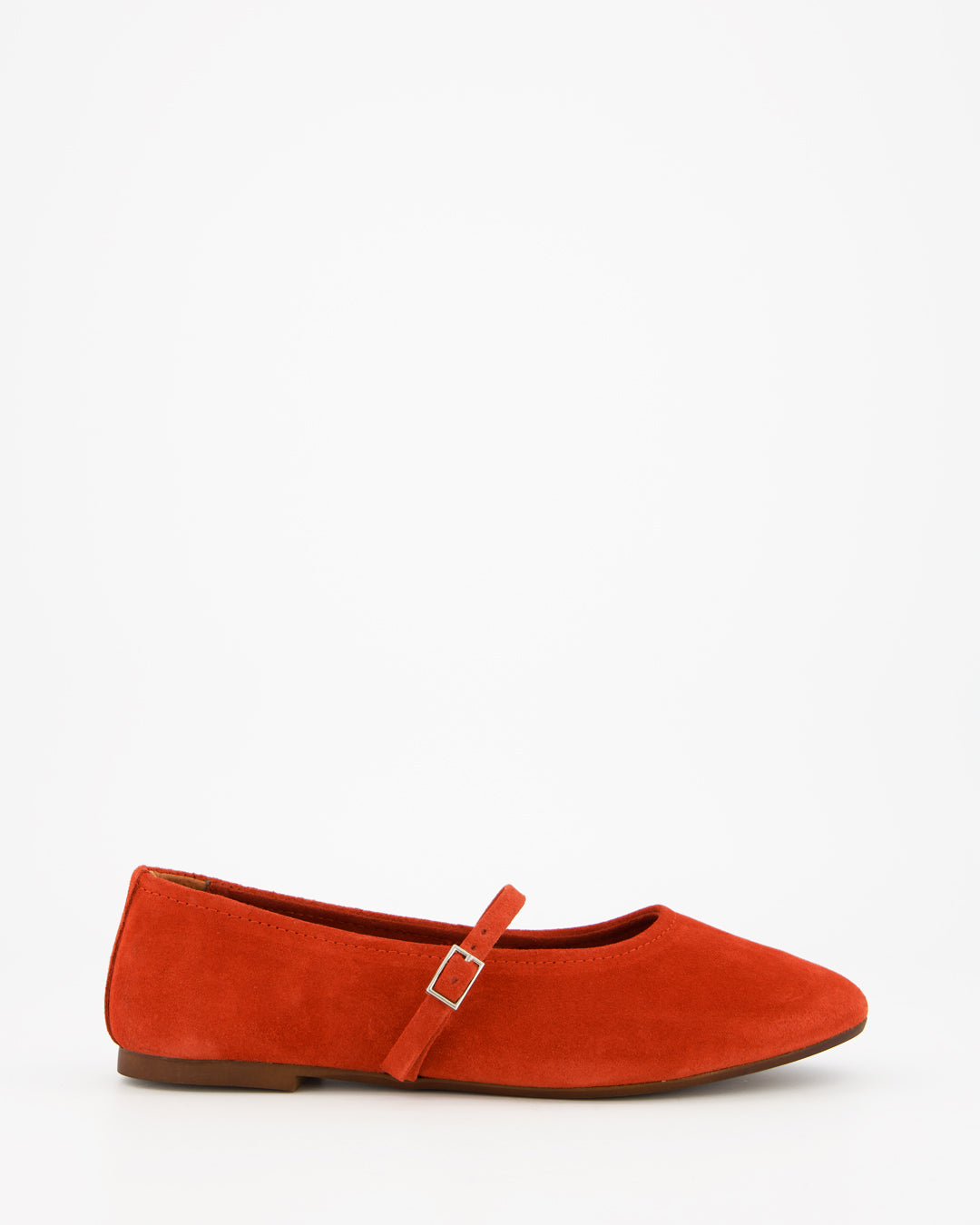 LINE - ORANGE SUEDE FLATS