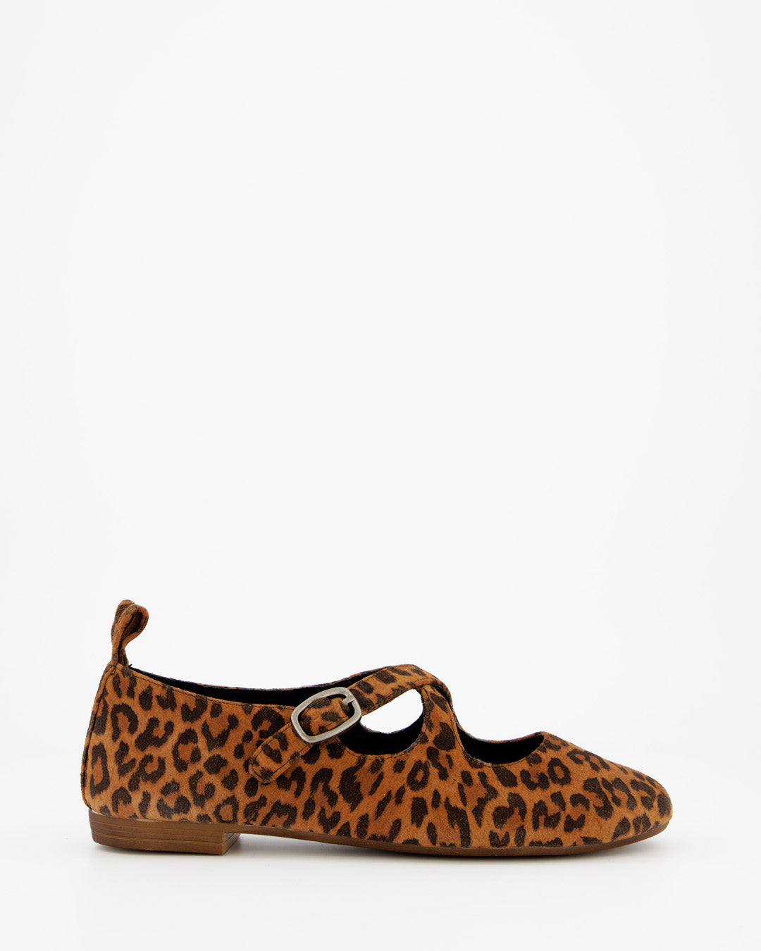 BLOSS - LEOPARD SUEDE FLATS