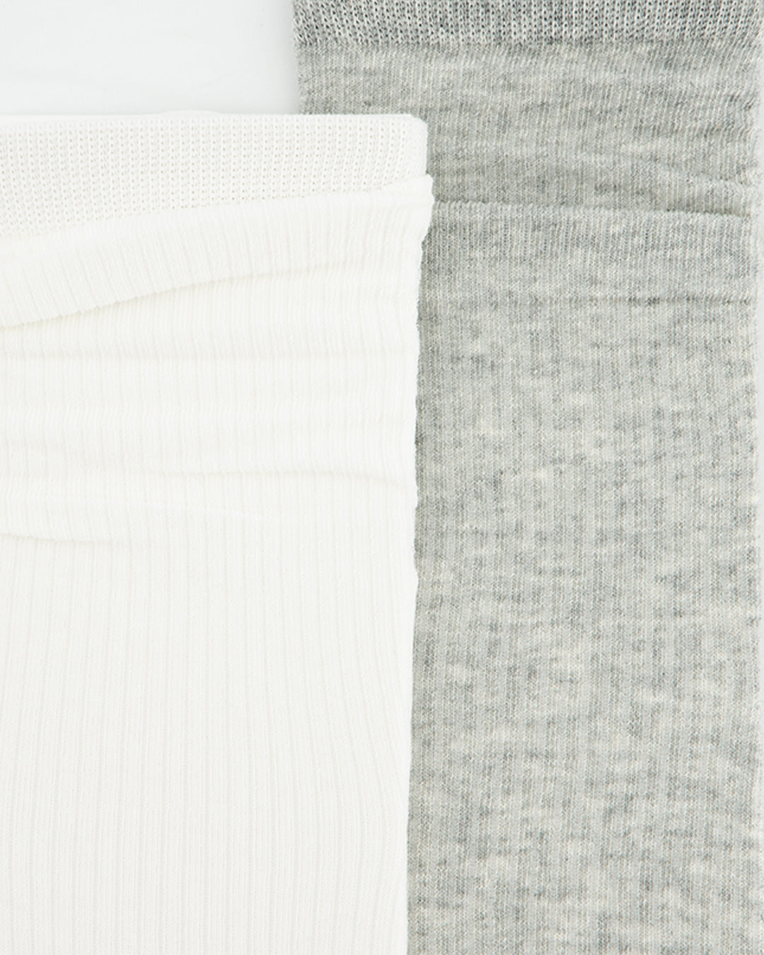 WHITE AND GREY TABI SOCKS - SOKIA