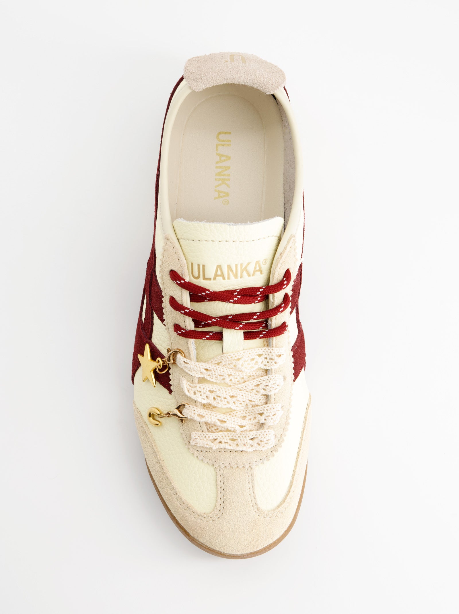 WHITE LEATHER SNEAKERS - ONIX